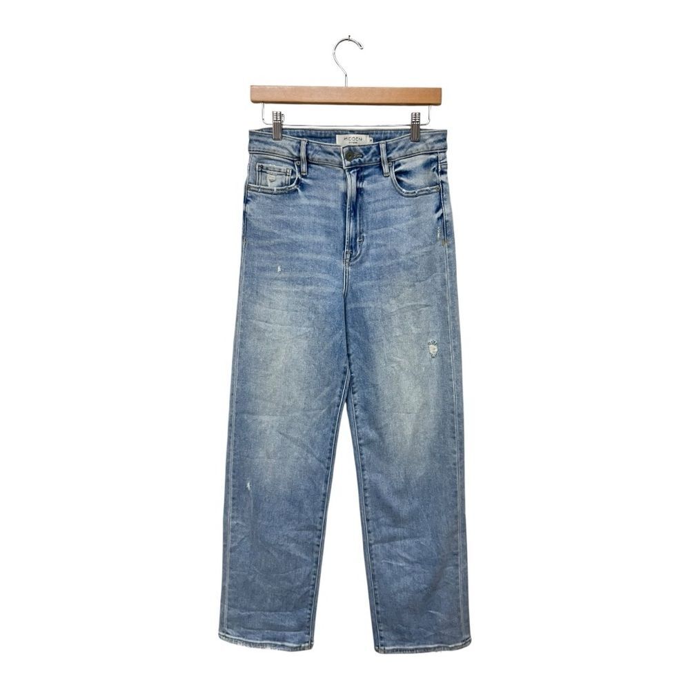 Light Wash Wide Leg Jeans - Women - Picture 2 of 9
